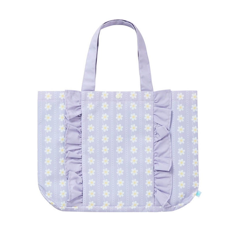 レッスンバッグ/フラワーレース/ラベンダー