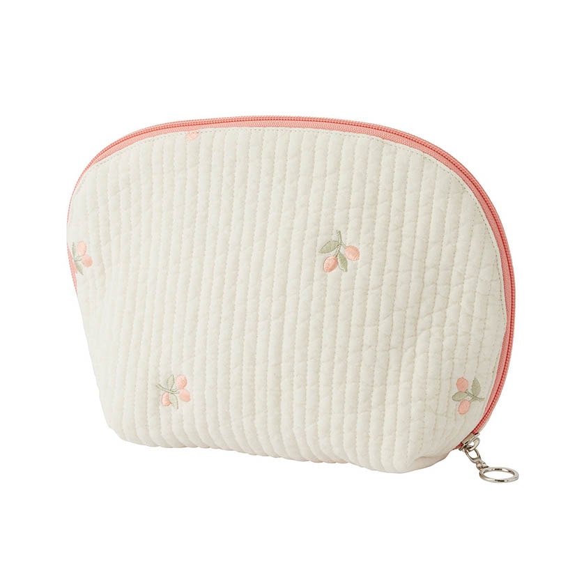 ヌビ・ポーチ/オリーブ/ピンク