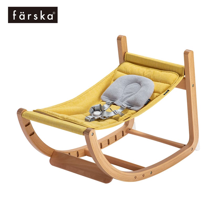 スクロールチェアOne/ミモザイエロー