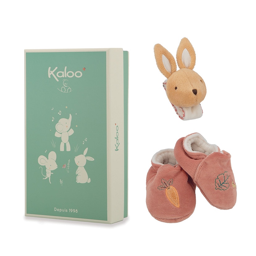 プティシャンソン ギフトセット/ラビット/リストラトル＆ルームシューズ