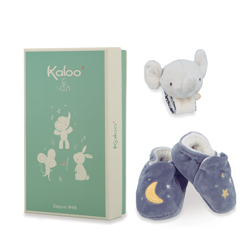 プティシャンソン ギフトセット/エレファント/リストラトル＆ルームシューズ