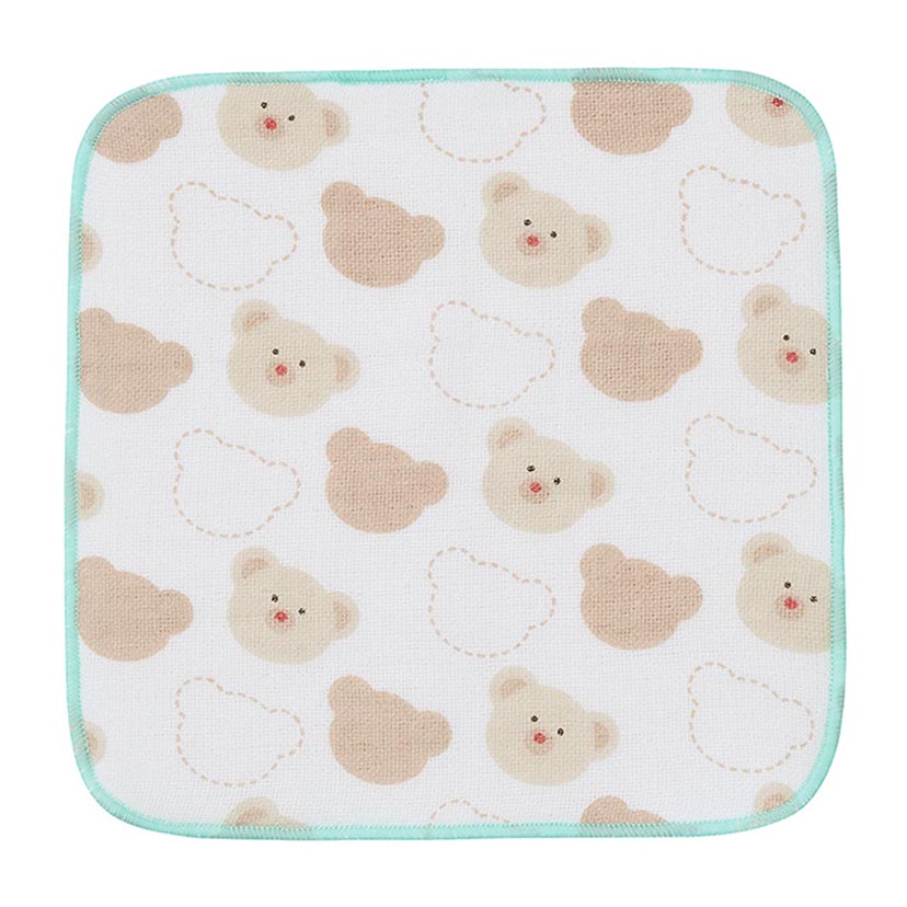 ガーゼミニタオル/リトルベア/ホワイト