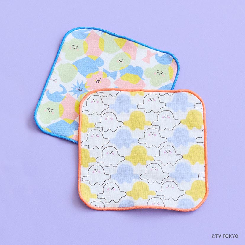 ガーゼミニタオル2pcセット/ビビッド