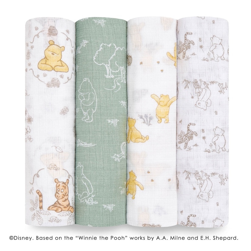 スワドル/くまのプーさん/ウィニー+フレンズ/4枚