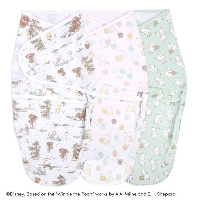 スワドルラップス/くまのプーさん/ウィニー/3枚