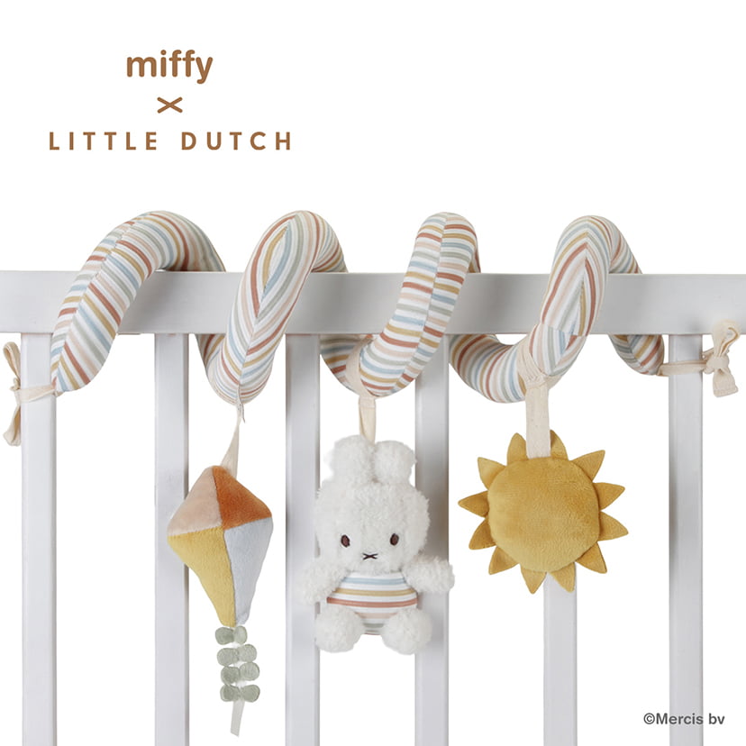 miffy x Little Dutch スパイラルトイ/ヴィンテージサニーストライプ