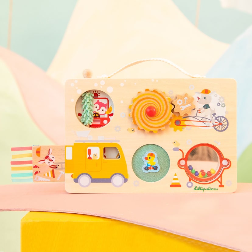 アクティビティ木製パネル/ディスカバリースーツケース