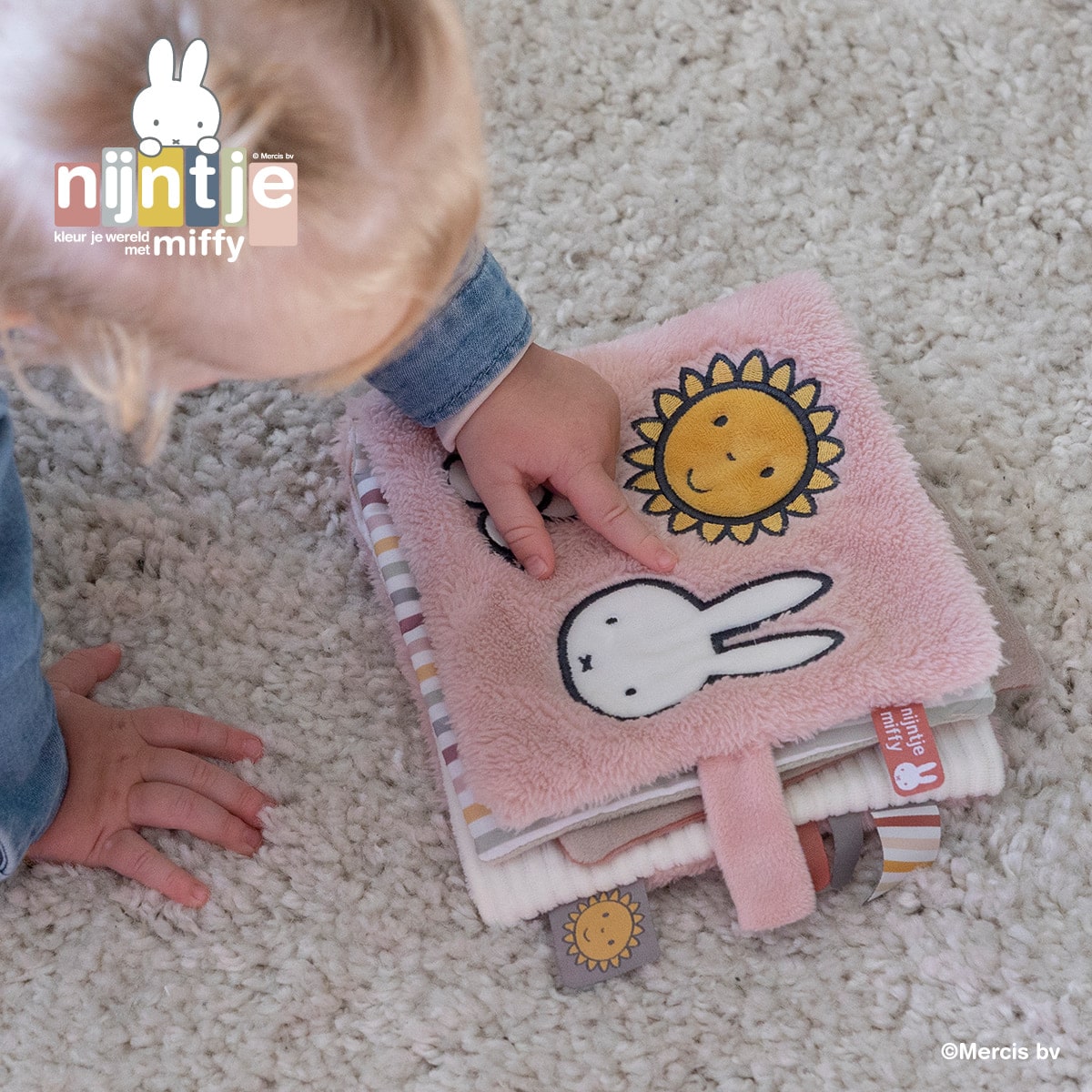 miffy ミッフィー布えほん/フラッフィー/ピンク