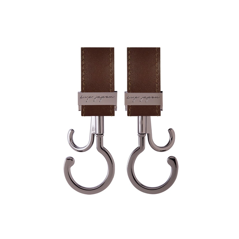回転式バギーフックBK/合皮ブラウン